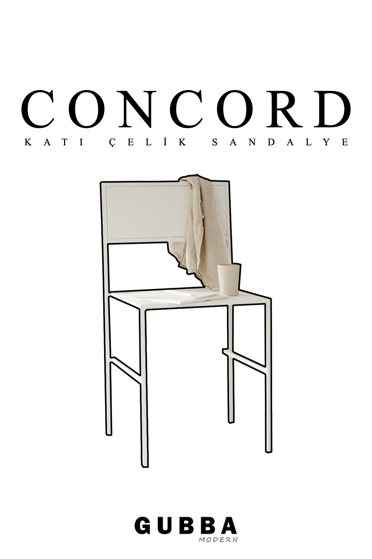 İSKANDİNAV METAL SANDALYE