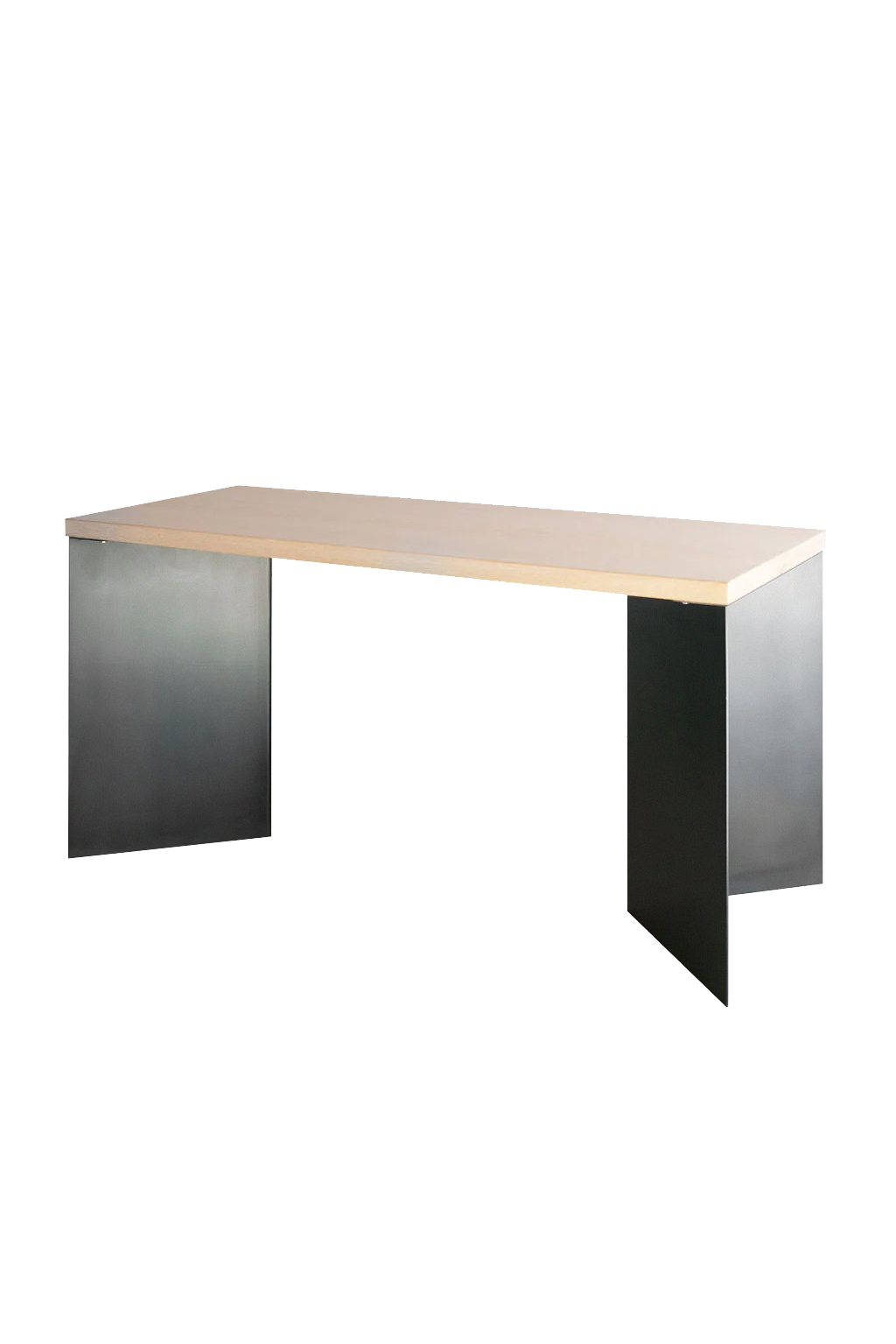 V METAL AYAKLI AHŞAP MASA