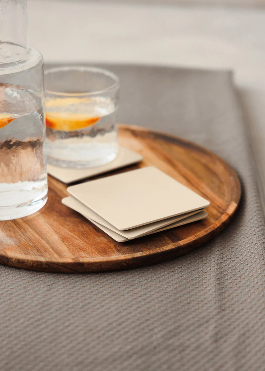KATI ÇELİK BARDAK ALTLIĞI (4LÜ SET)